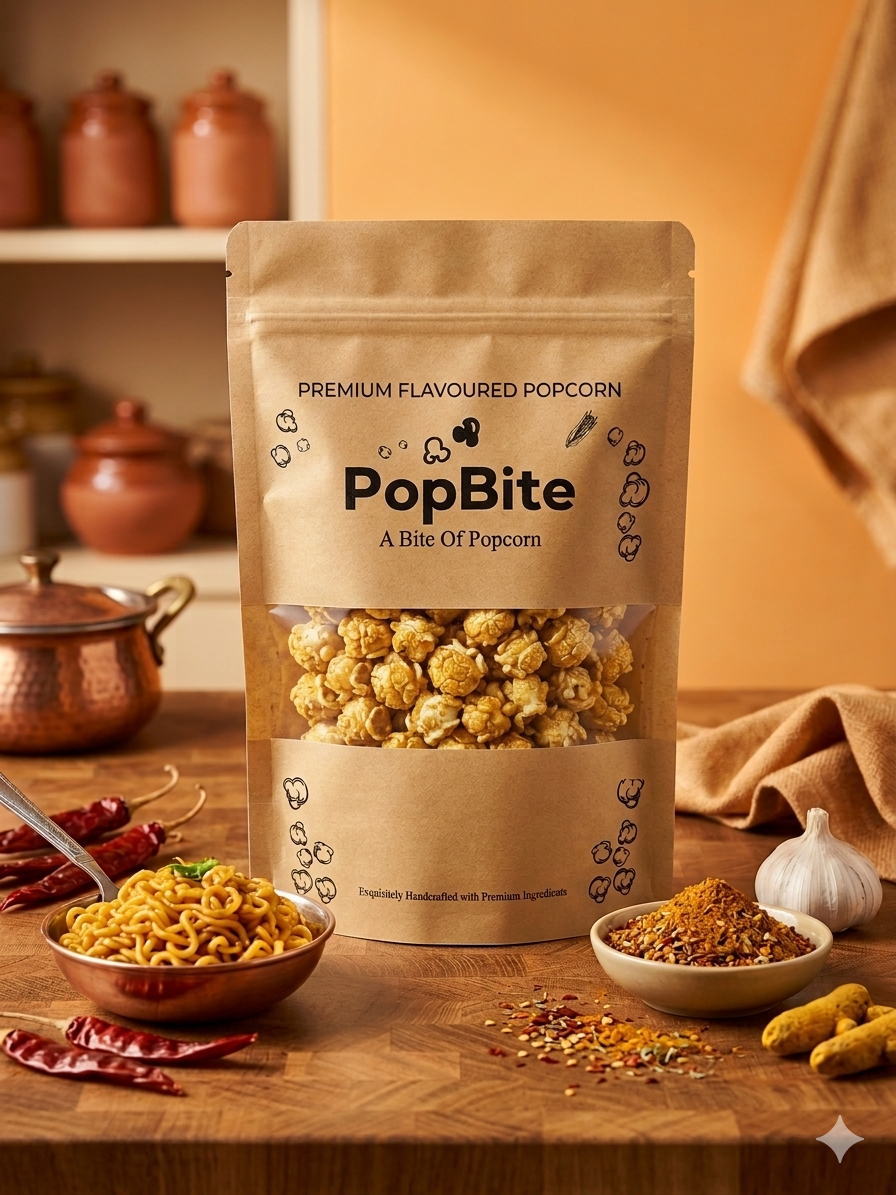 Maggi Masala Popcorn